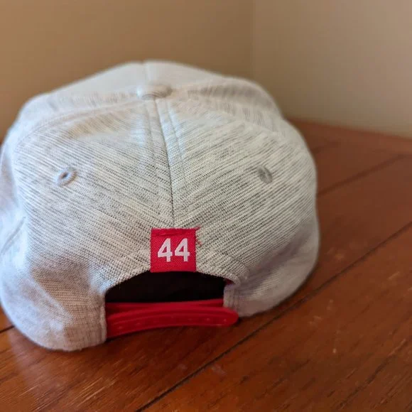 St. Louis Cardinals Jason Isringhausen Hall of Fame Snapback Hat Gray/Red NWOT - Picture 6 of 9